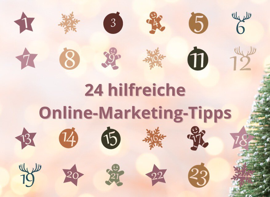 Adventskalender 24 Online-Marketing-Tipps Silke Schönweger