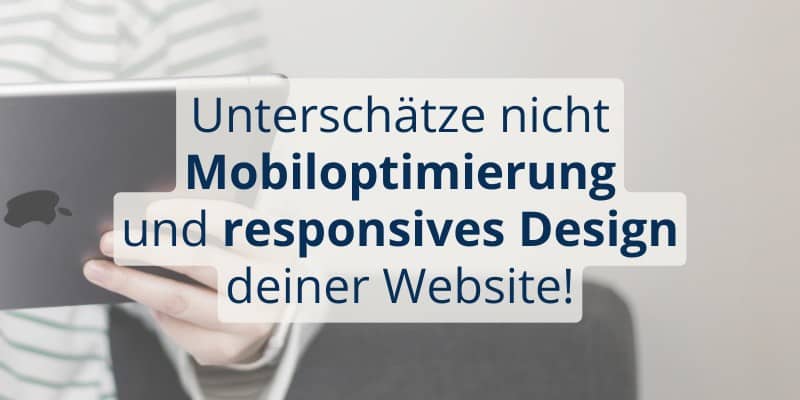 Die Nutzungsmöglichkeit auf allen Devices ist ein wichtiger Bestandteil einer optimalen Website für Coaches und Berater