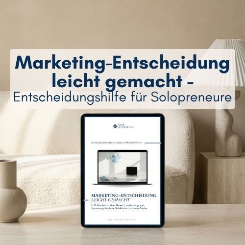 Mockup Freebie Marketing-Entscheidung
